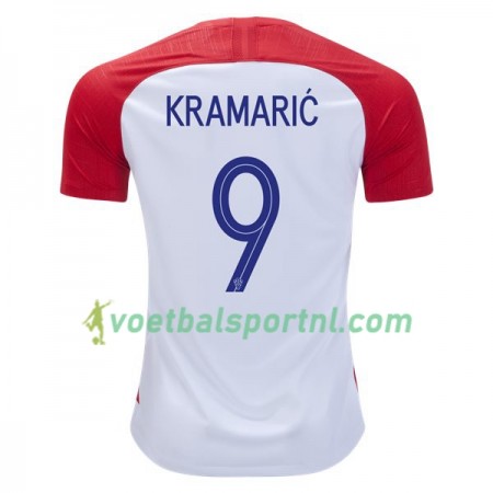 Kroatië Kramaric 9 Thuis Shirt WK voetbal 2018